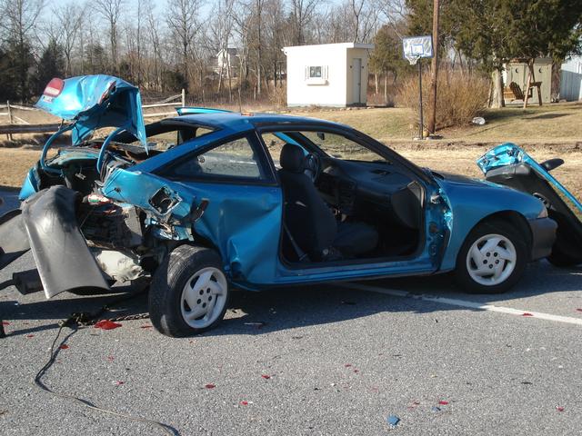 Vehicle collision w/flyout on Rt. 194 2/25/09.