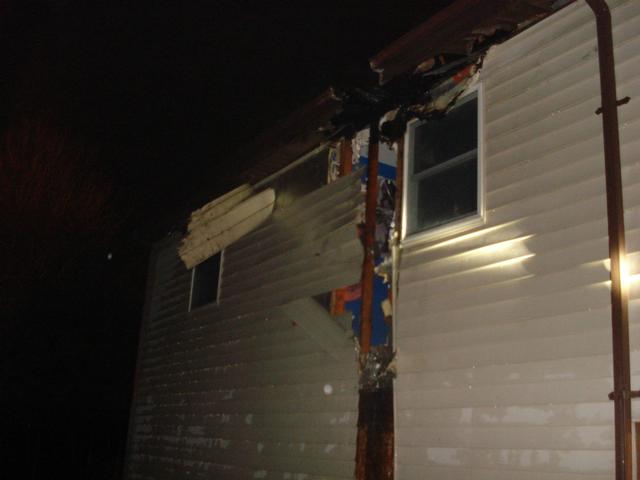 House fire, Baust Church Rd. Jan 2011.