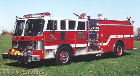 Retired Engine 51 1989 Hahn 750 Gallon Tank Rescue Engine 10 man cab
